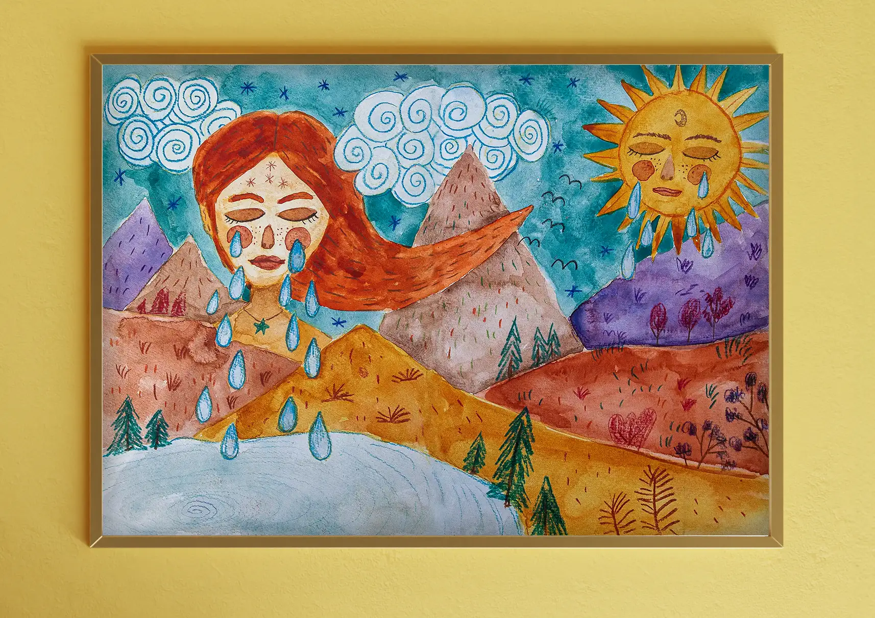 Plakat „To minie i znów zobaczysz kolory”