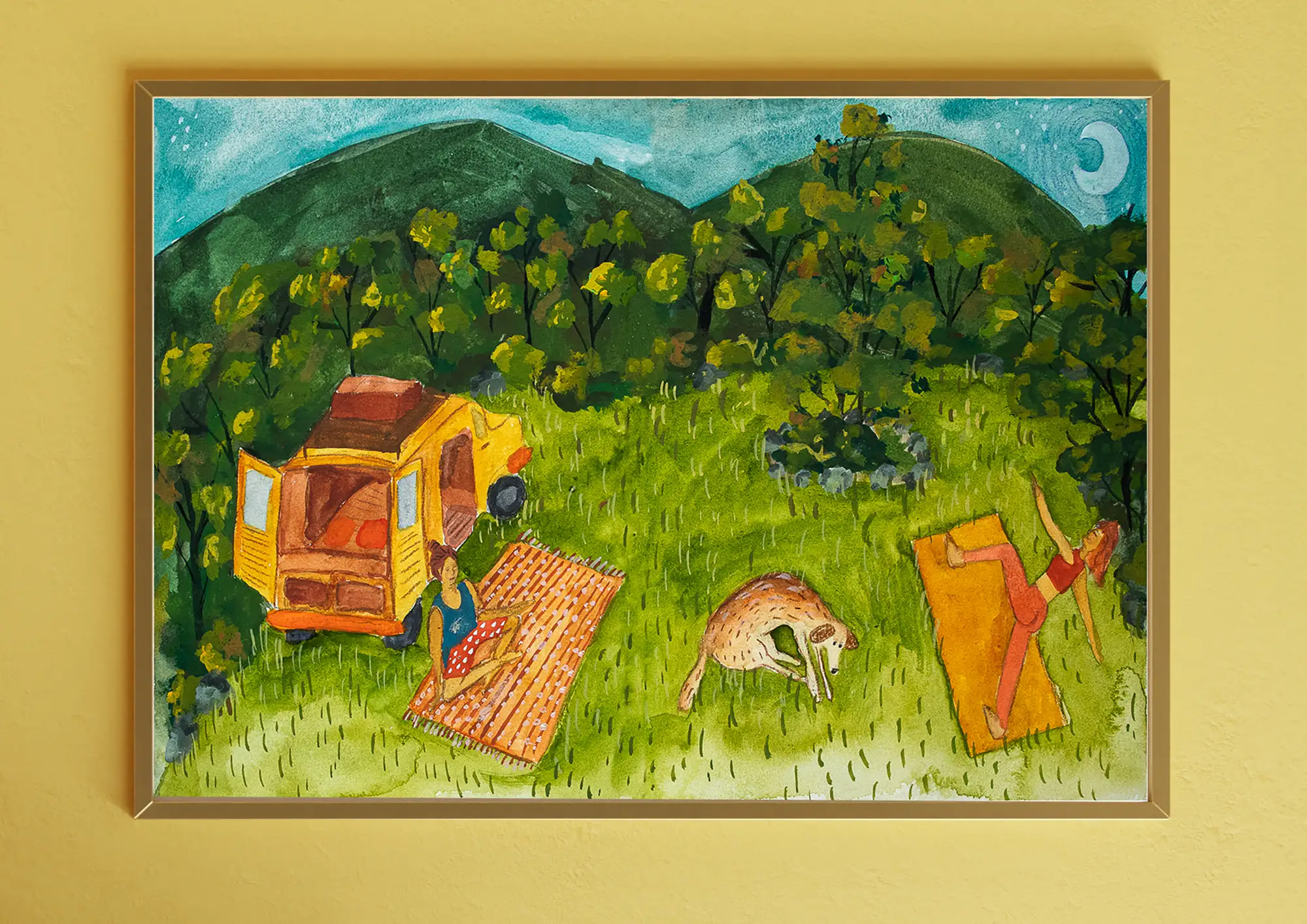 Plakat „Życie tu i teraz”