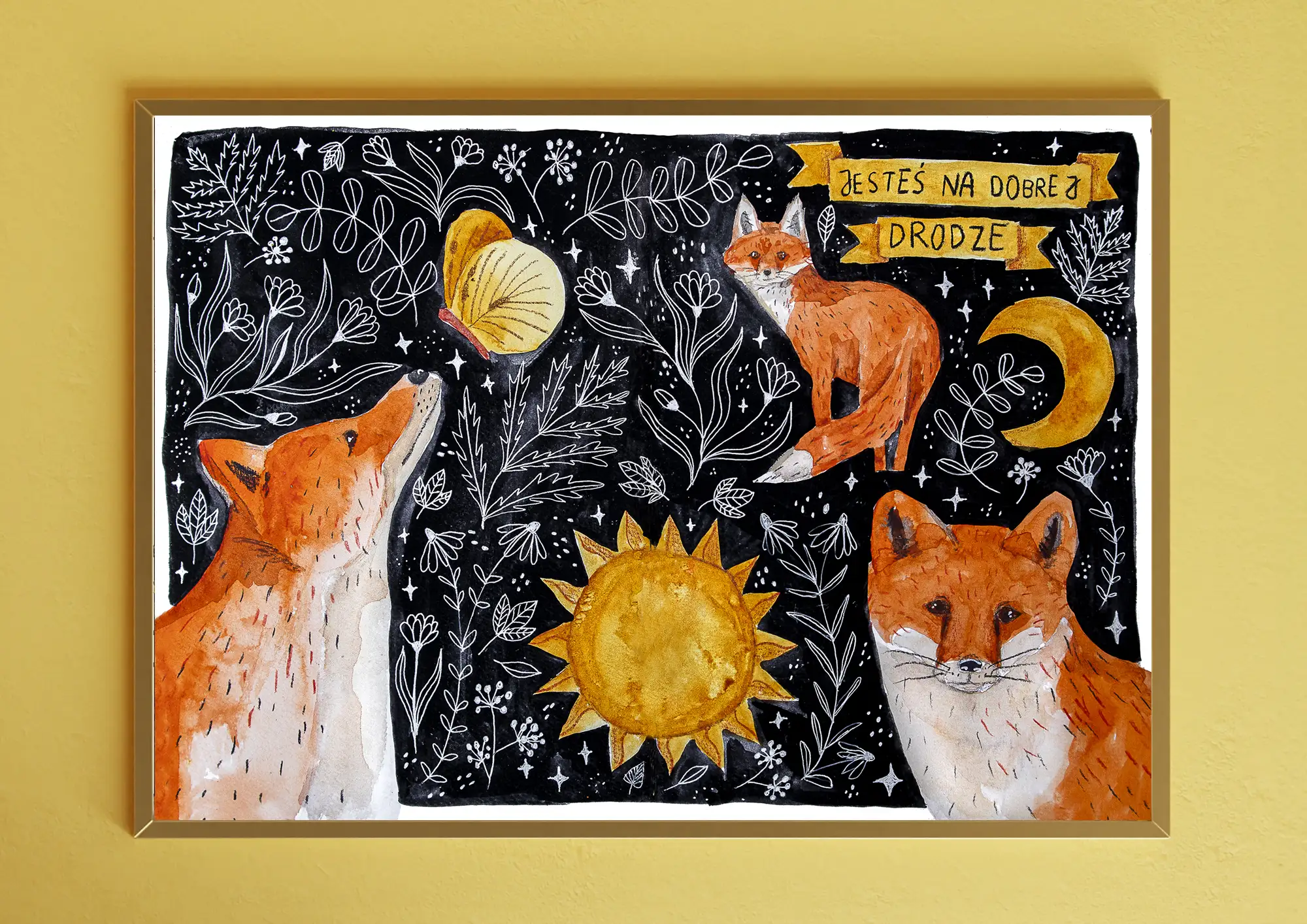 Plakat „Jesteś na dobrej drodze”