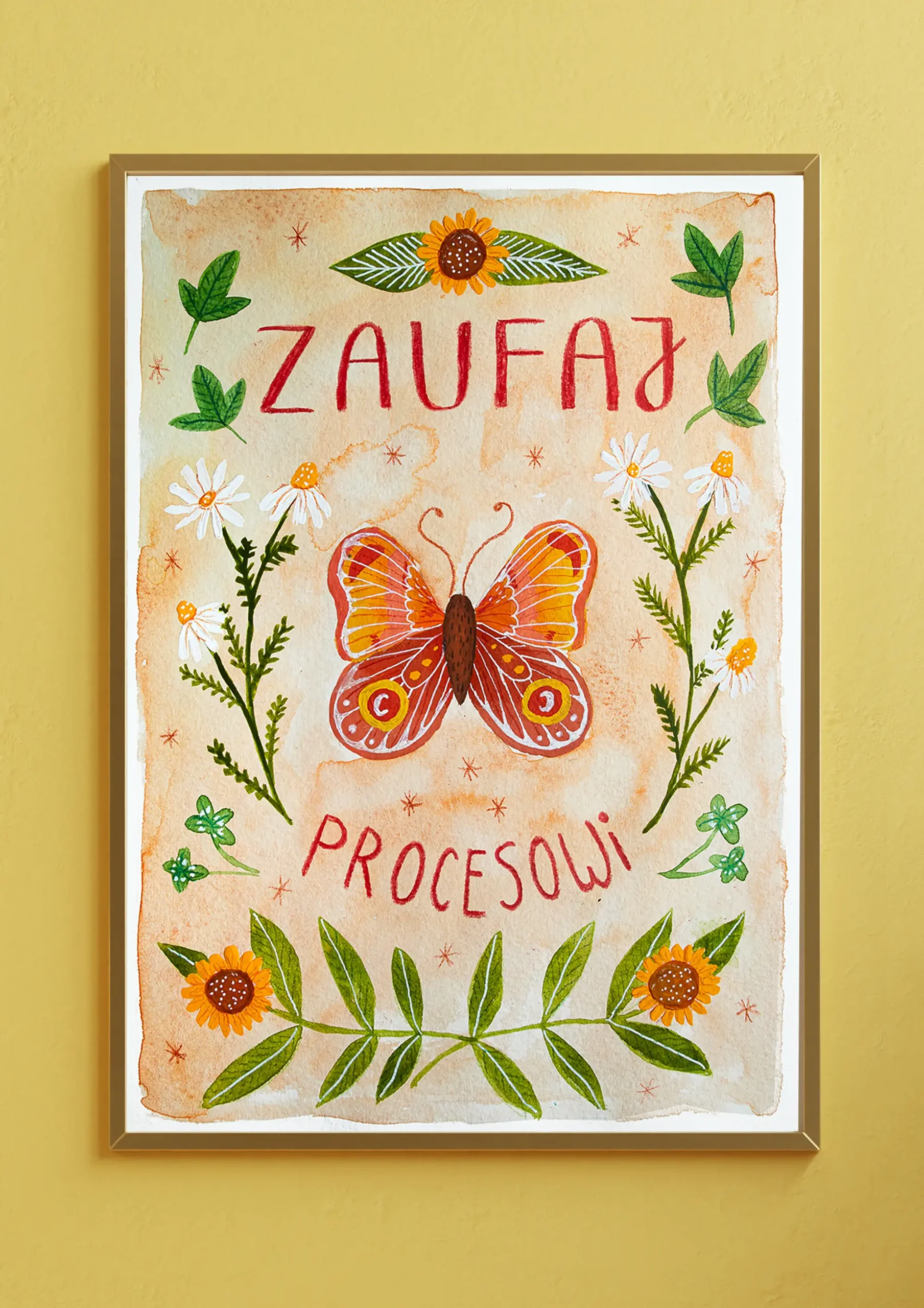 Plakat „Zaufaj procesowi”