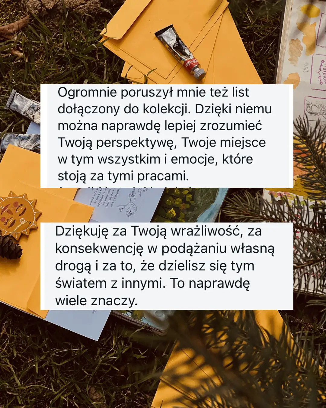 List „Droga do siebie” + mini wydruk niespodzianka