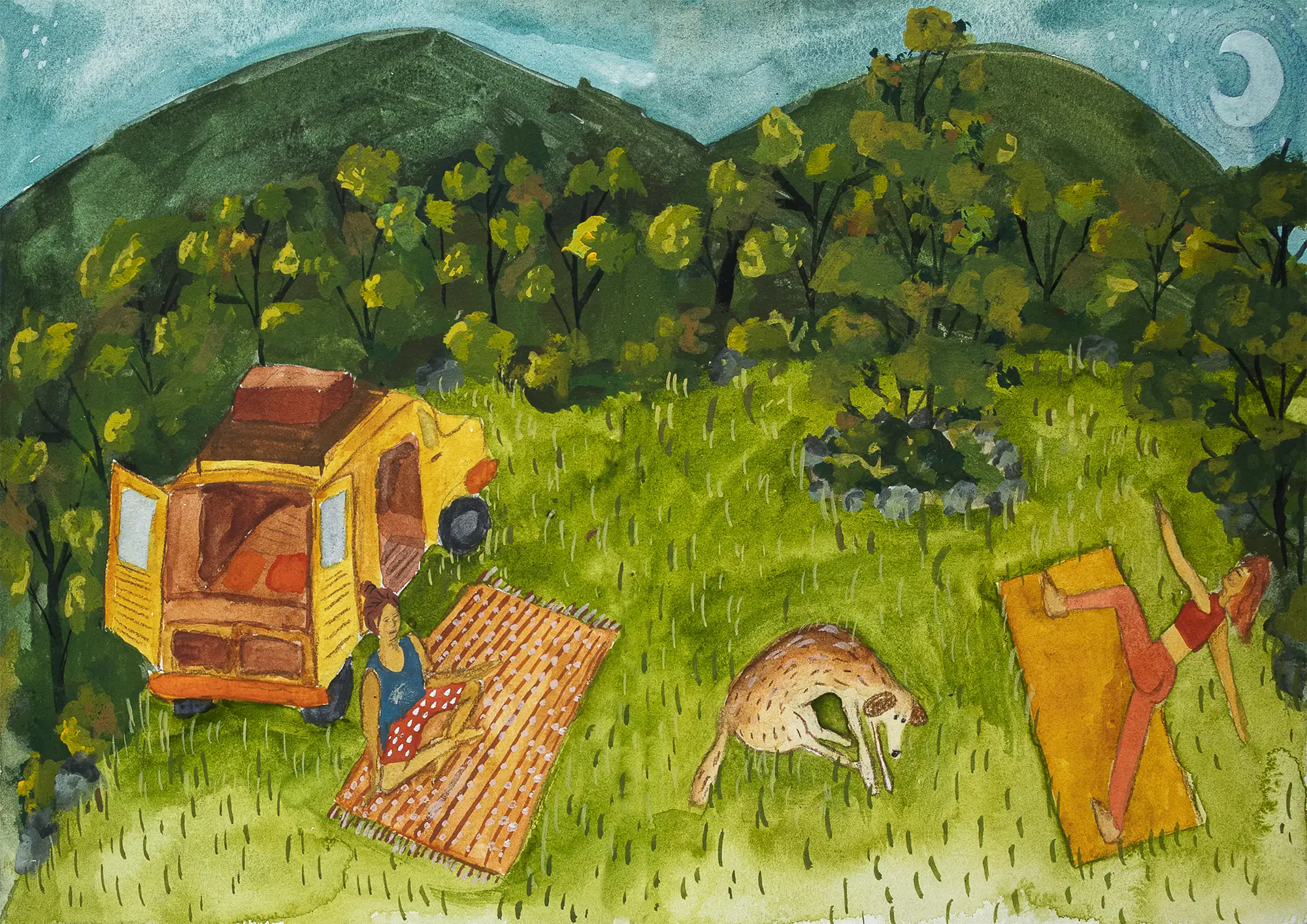 Plakat „Życie tu i teraz”