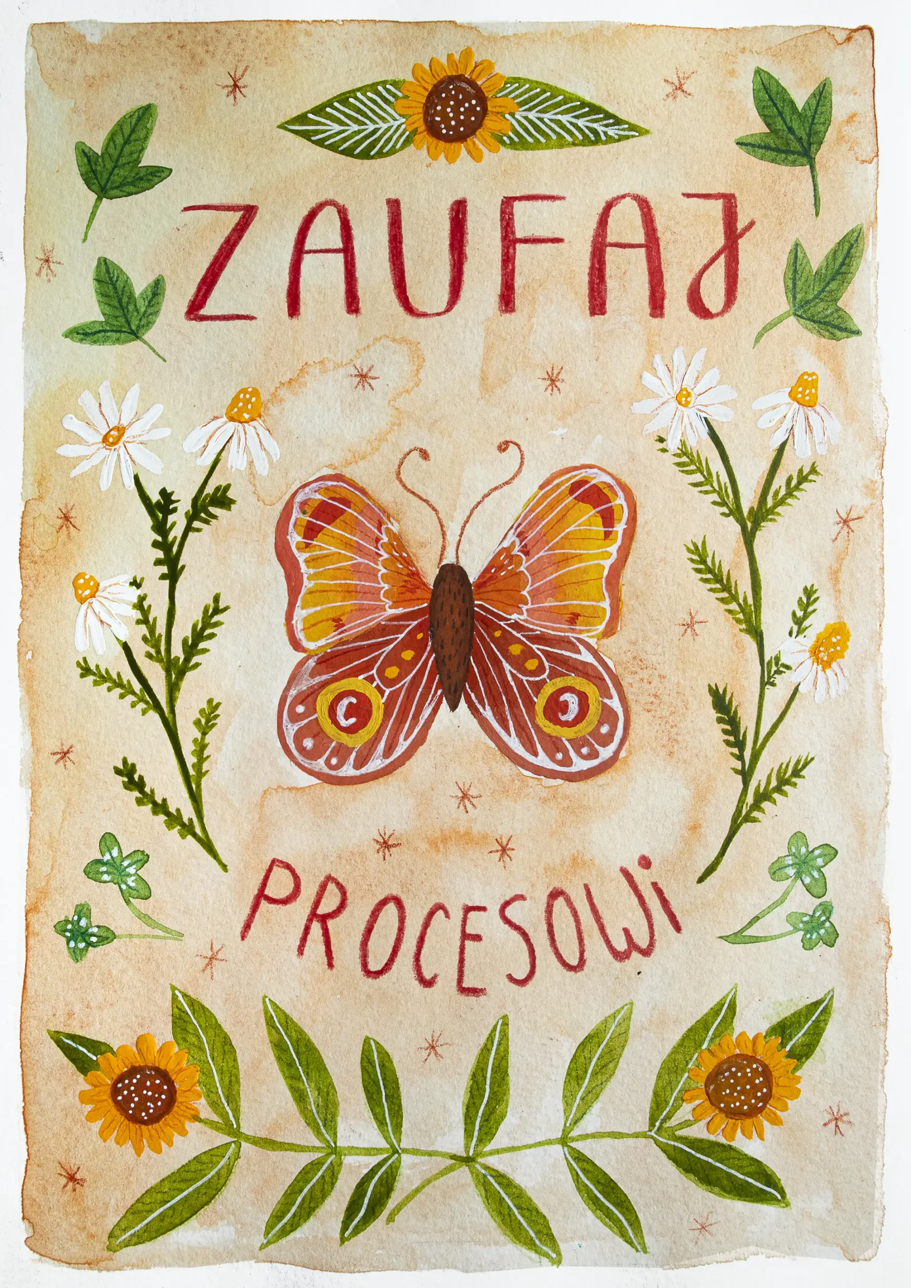 Plakat „Zaufaj procesowi”